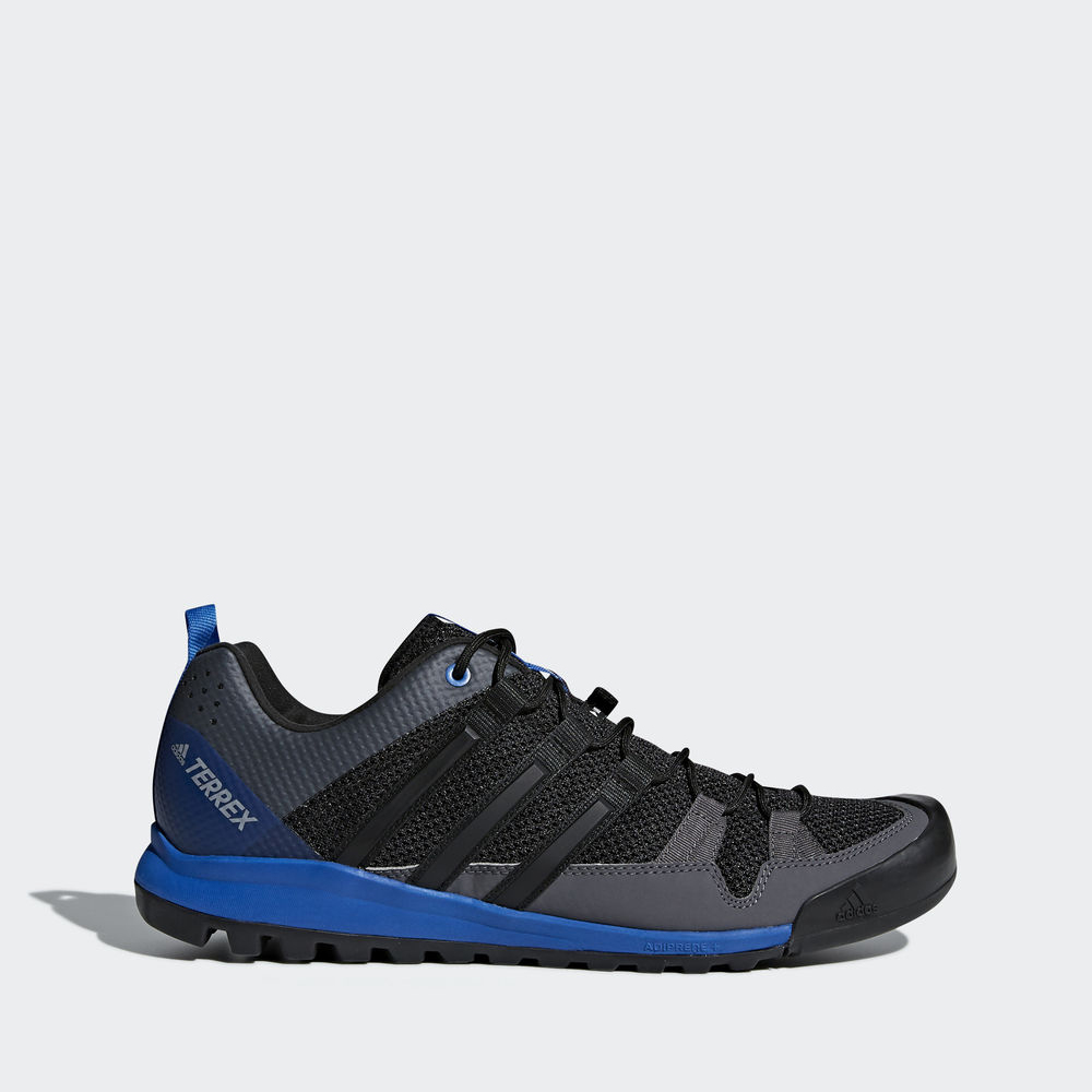 Adidas Terrex Solo - ορειβατικα παπουτσια ανδρικα - Μαυρα/Μαυρα/Μπλε,Μέγεθος: EU 36 – 54 2/3 (745TPJ